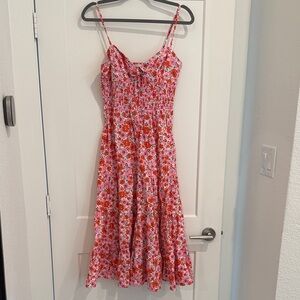 Yumi Kim Pink and Red Floral Sundress